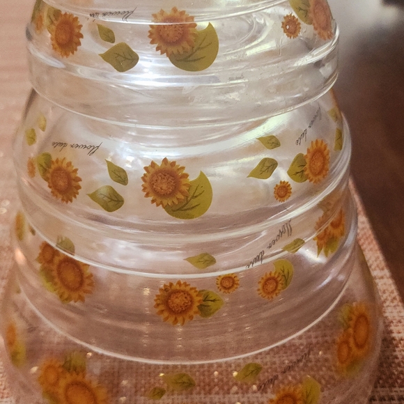 Flower Dute nesting bowls (10) - Picture 9 of 10